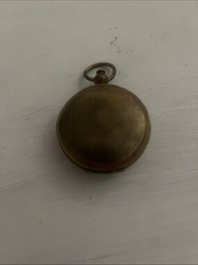 Antique-Style Brass Pocket Compass - Brass Finish